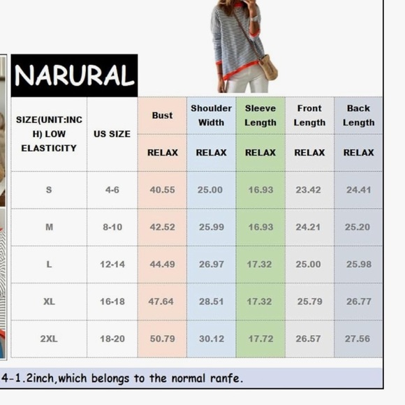 Striped Black and White Top with Red Accents - Picture 6 of 6